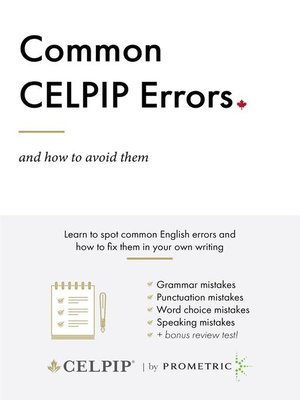 Common CELPIP Errors (EPUB Version) - ebook